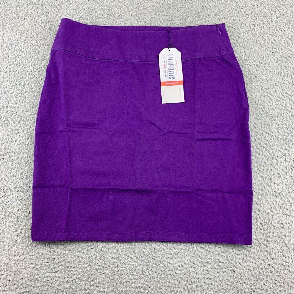 FanPants Skirt Women's Size 6 Purple‎ Mid-Thigh Pencil Skirt NEW